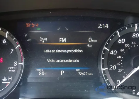 2021 Toyota Highlander Xle из США, поврежденный, VIN 5TDGZRAH0MS522675